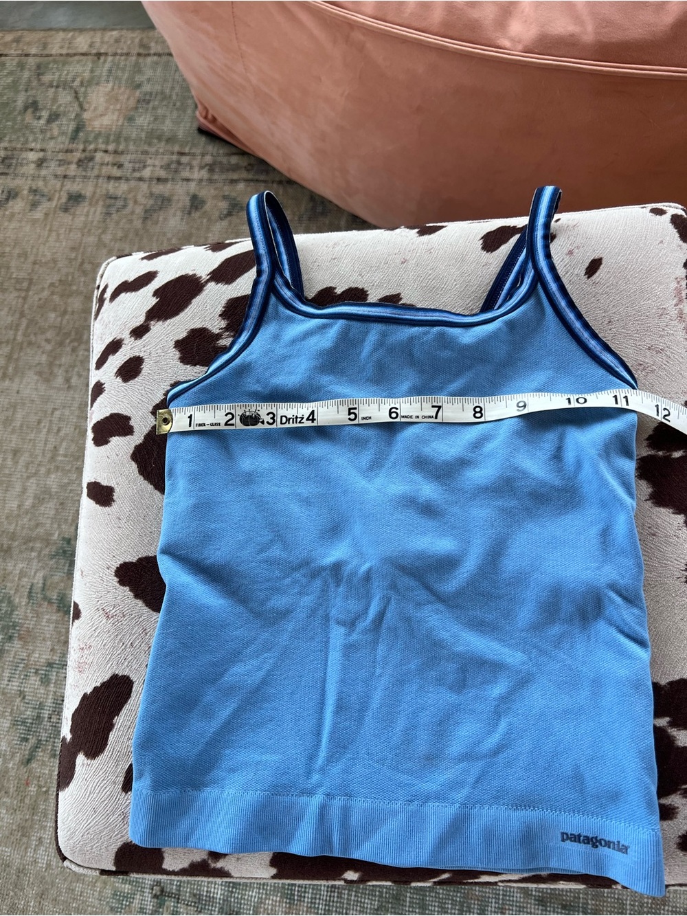 Patagonia Sky Blue Tank with Navy Trim - Picture 2 of 4